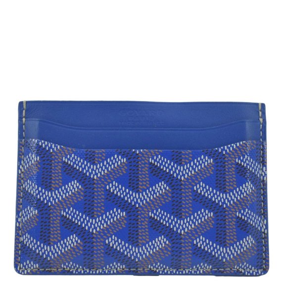 Goyard Handbags - GOYARD  Cardholder Coated Canvas Wallet Blue